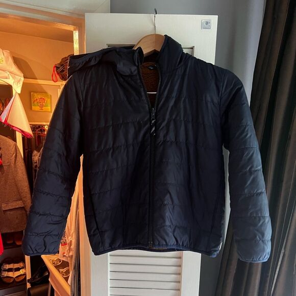 J Crew Crewcuts Reversible Sherpa Puffer Jacket - Picture 1 of 8